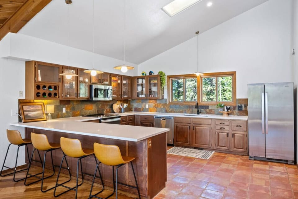Kitchen with Seating at Counter