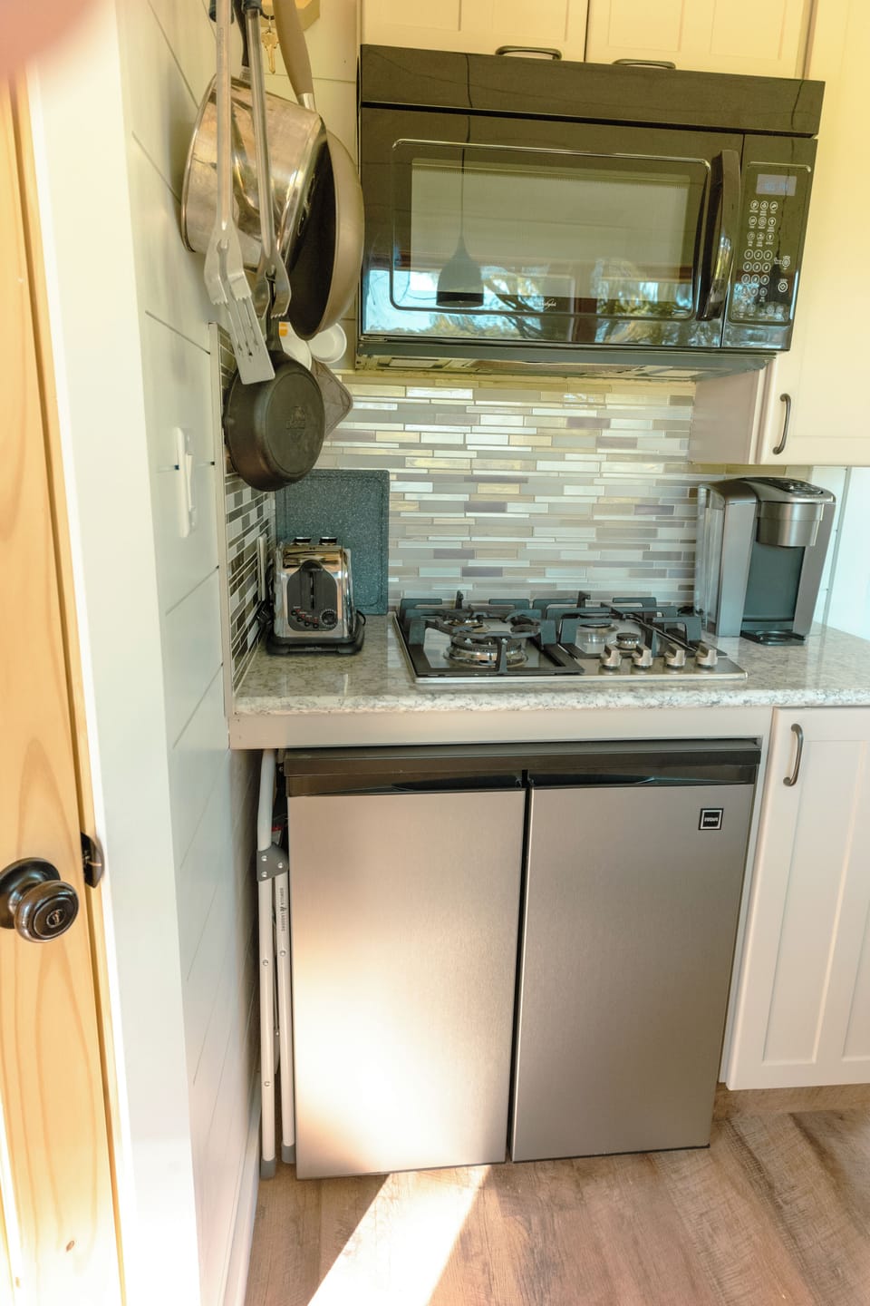 Cooking Area and Fridge