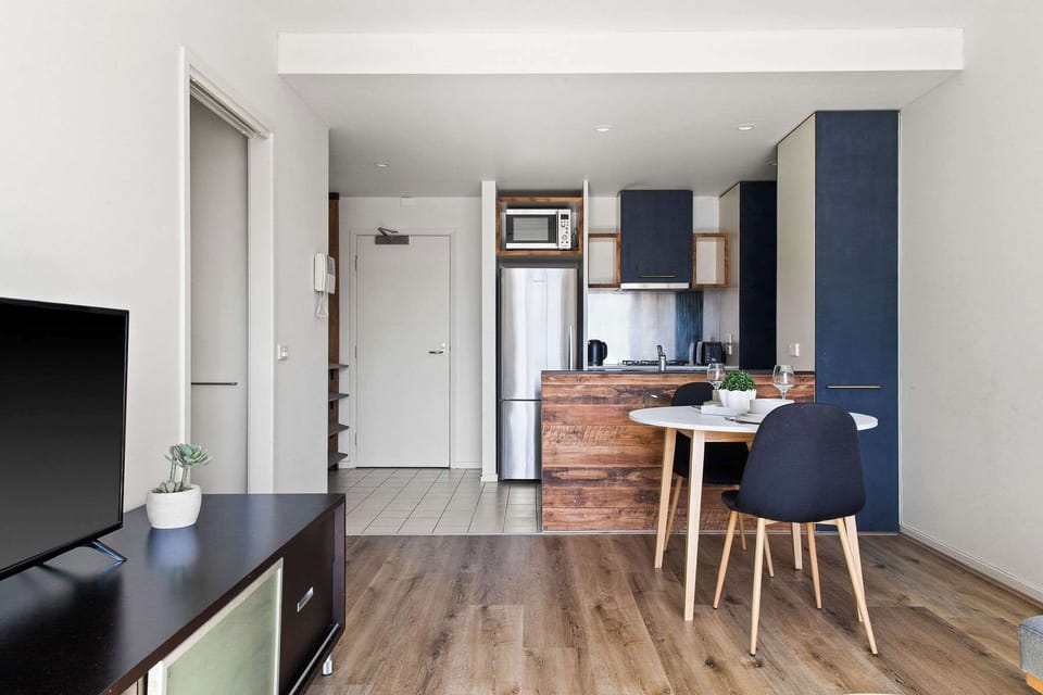 A kitchen & dining.