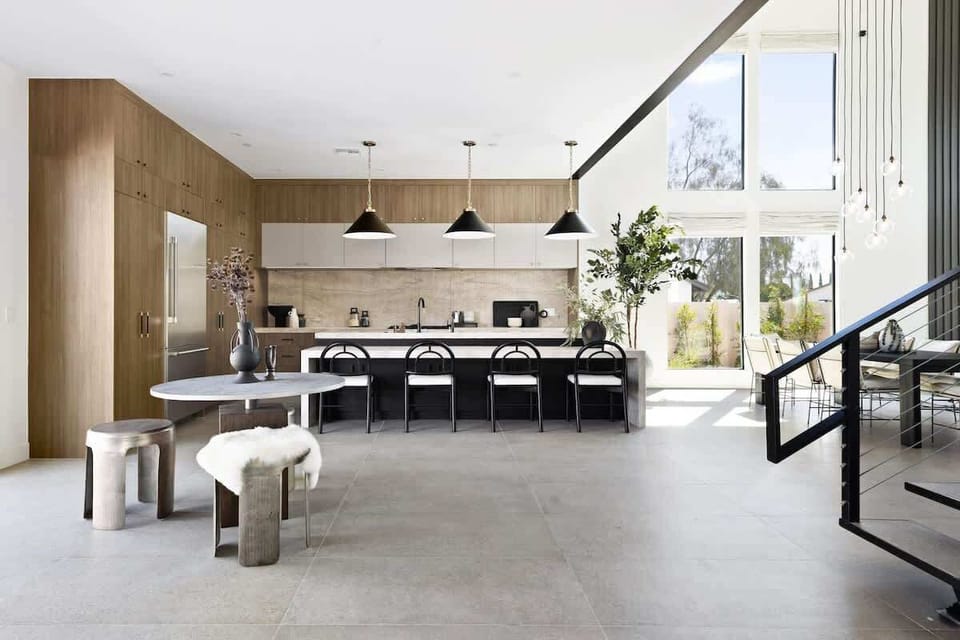 Experience the convenience of an open kitchen and dining layout