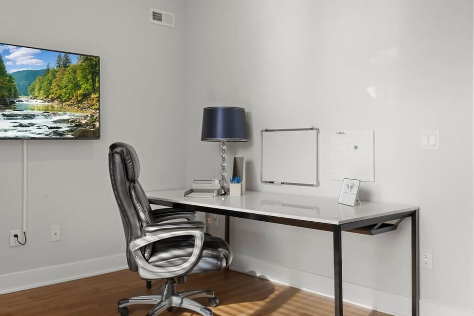 Desk space for work
