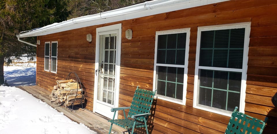 Front of Cabin - This is where you'd enter through