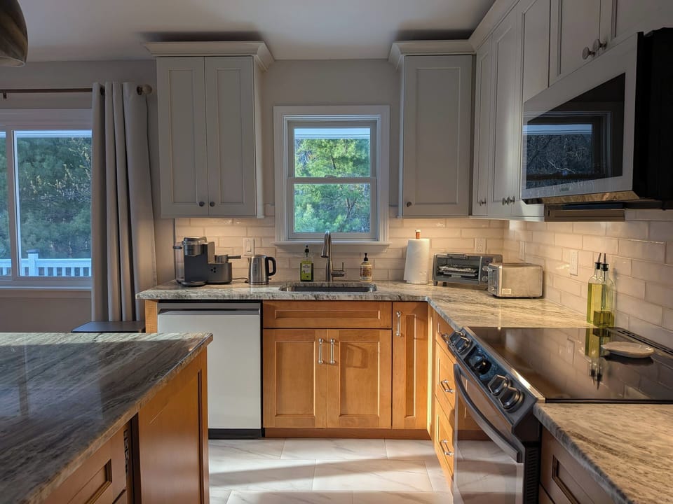 Spacious kitchen is on the 2nd (main) floor