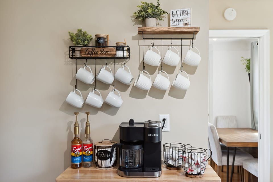 Enjoy a nice cup of coffee in the morning!