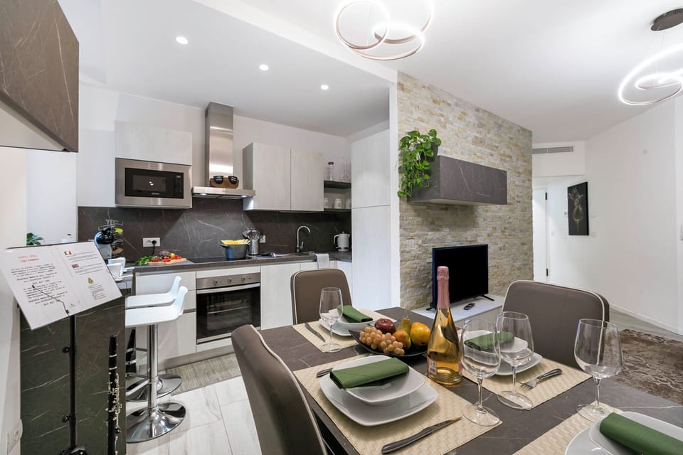 Kitchen and dining area