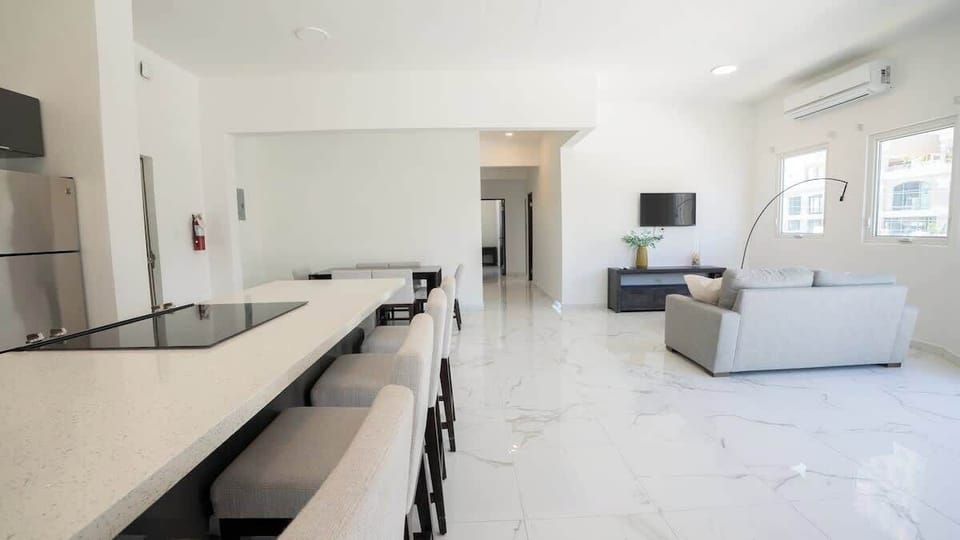 Cook with ease while staying connected to the living area.