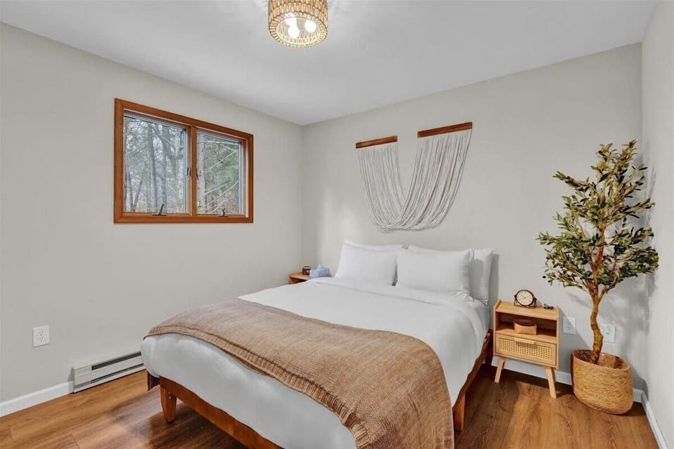 Bright Bedroom with Nature Views