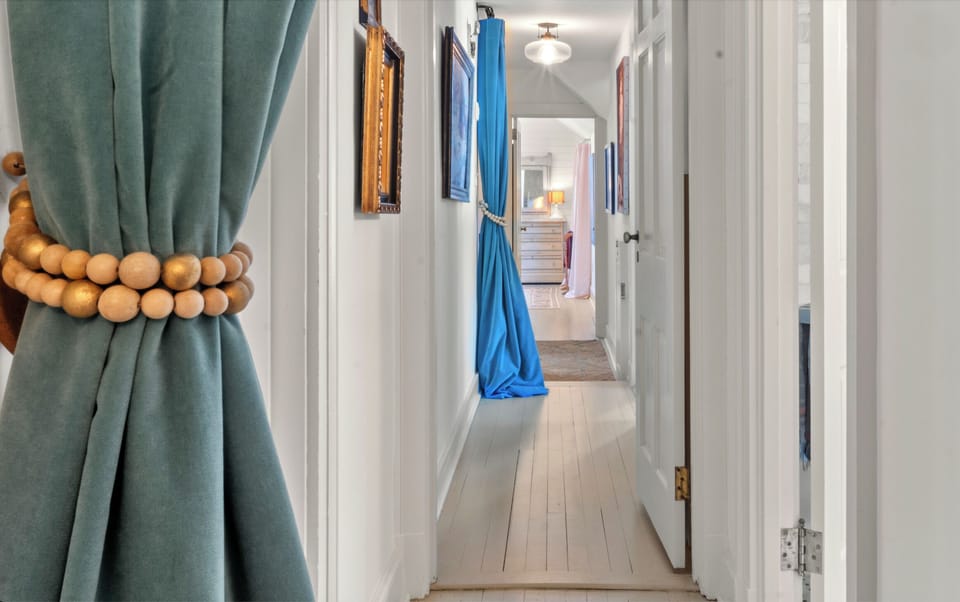 upstairs center hallway