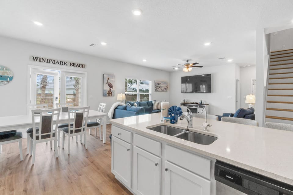 Your open-plan kitchen flows seamlessly into the living area, perfect for cooking while staying connected with family and friends.