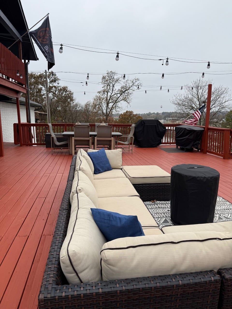 First floor deck