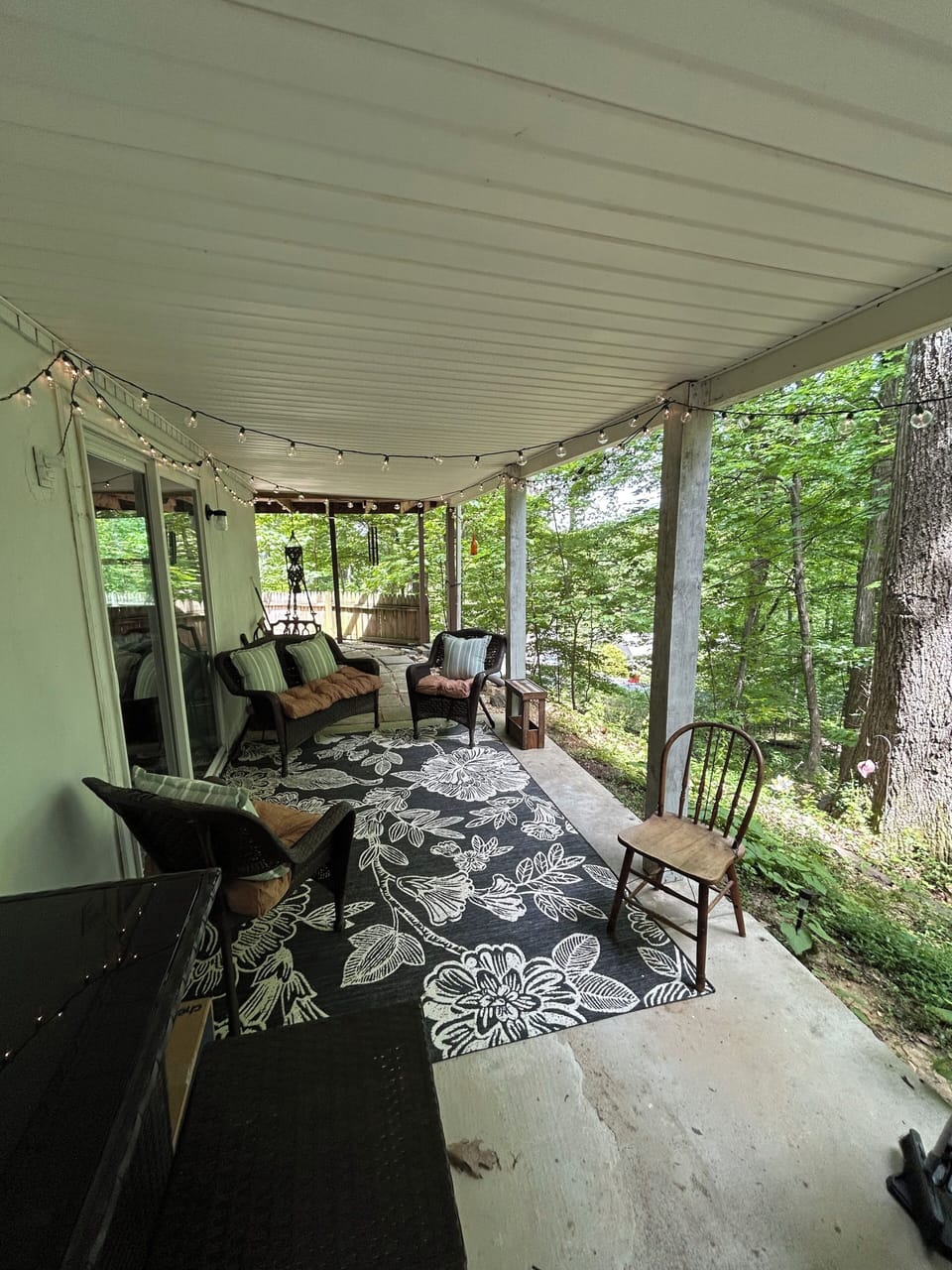 cozy outdoor patio