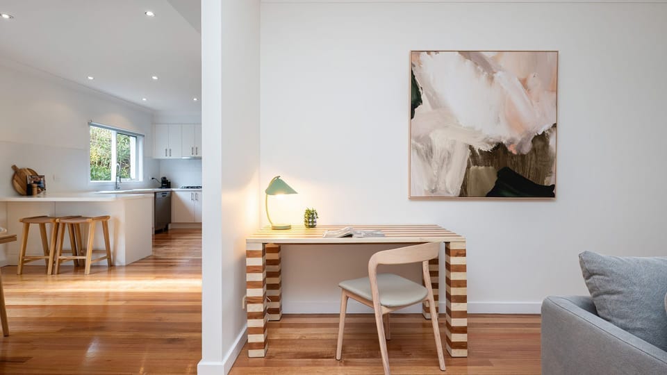 Stunning dedicated desk space 