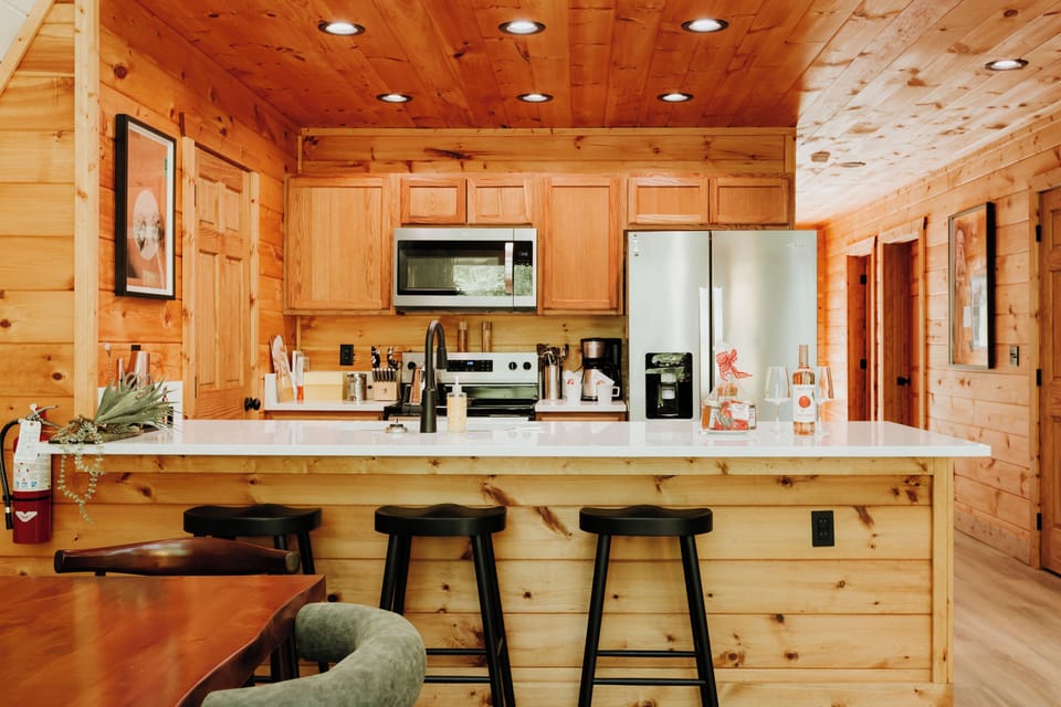 Enjoy the fully equipped kitchen with brand new appliances, a home cooks dream!