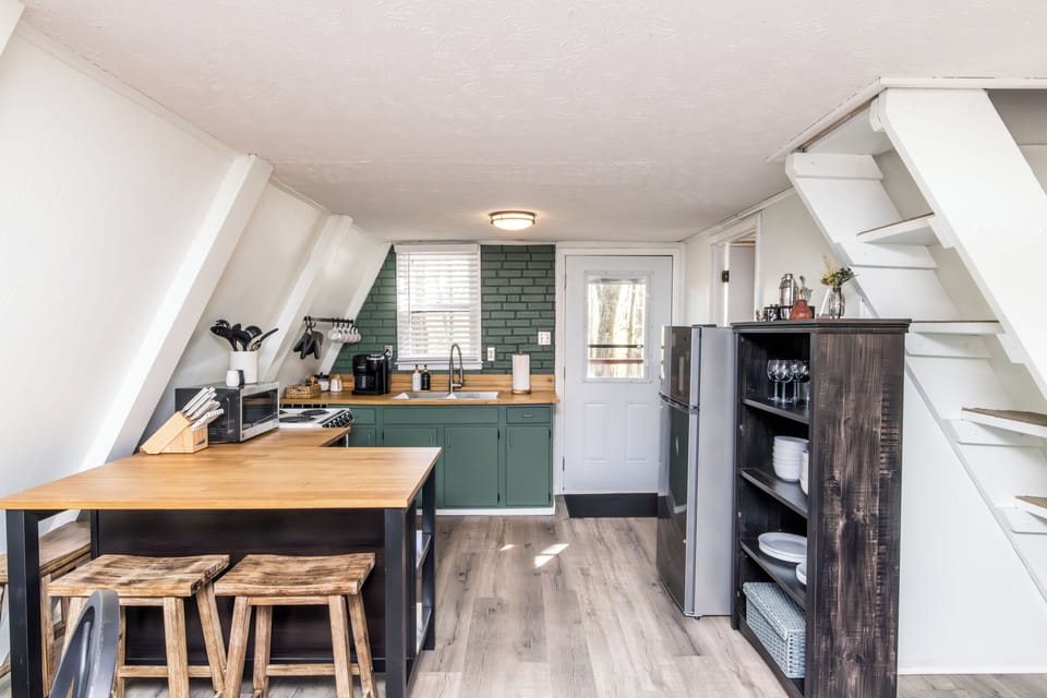 Fully stocked kitchen with everything you'll need & more!