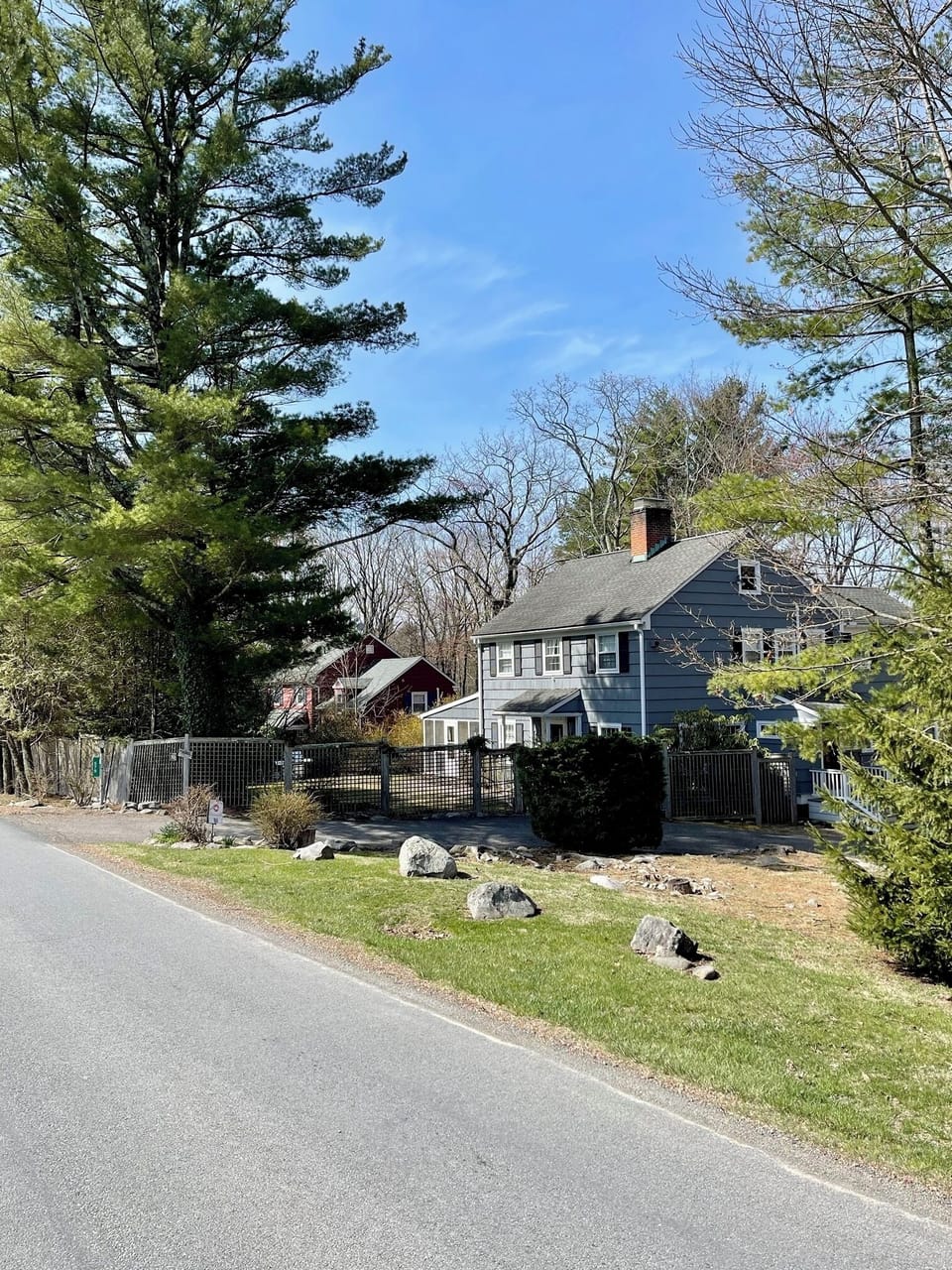 View of house from the road
