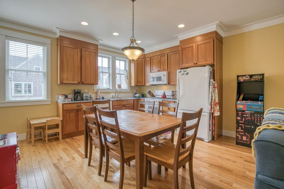The dining room. 