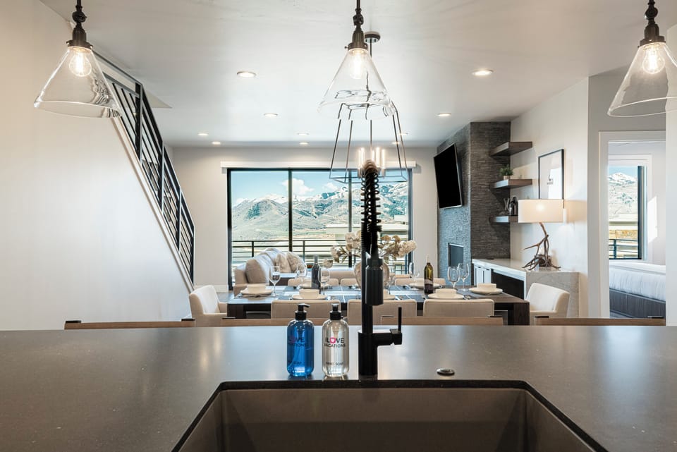 Even views from the kitchen