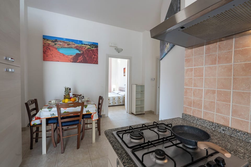 Kitchen and dining area