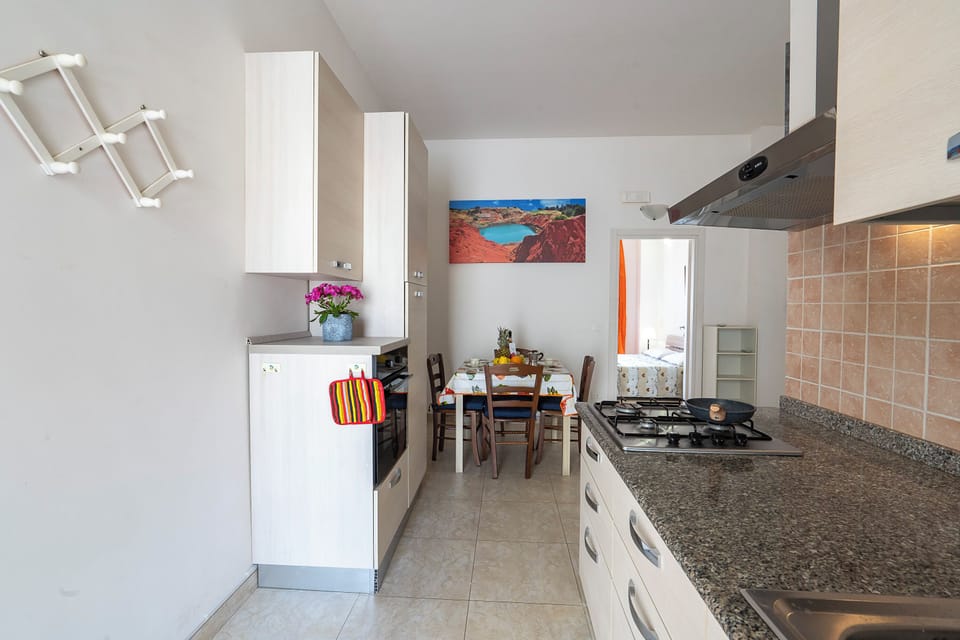 Kitchen and dining area