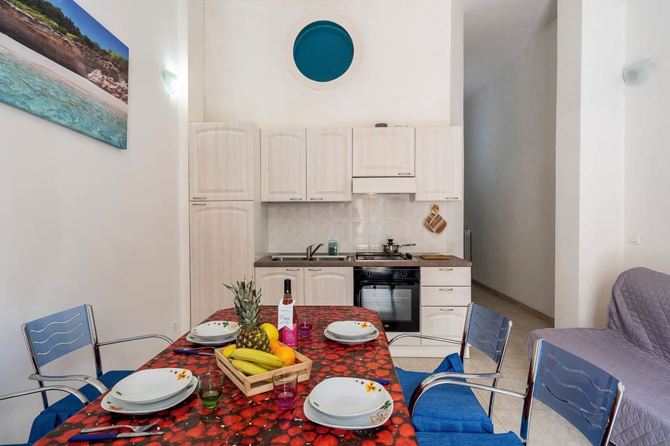 Kitchen and dining area