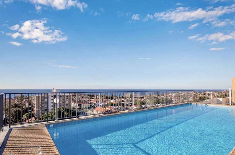 Rooftop pool with views over Bondi