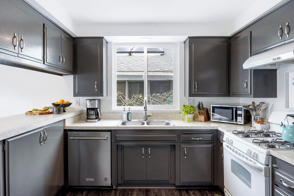 Fully-equipped kitchen.