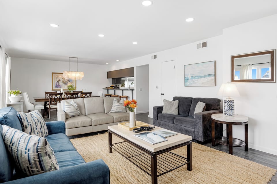 Charming décor adds warmth and character to the living room.