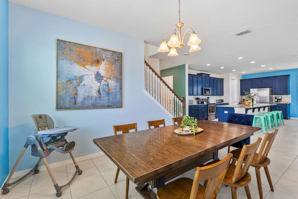 Dining table.