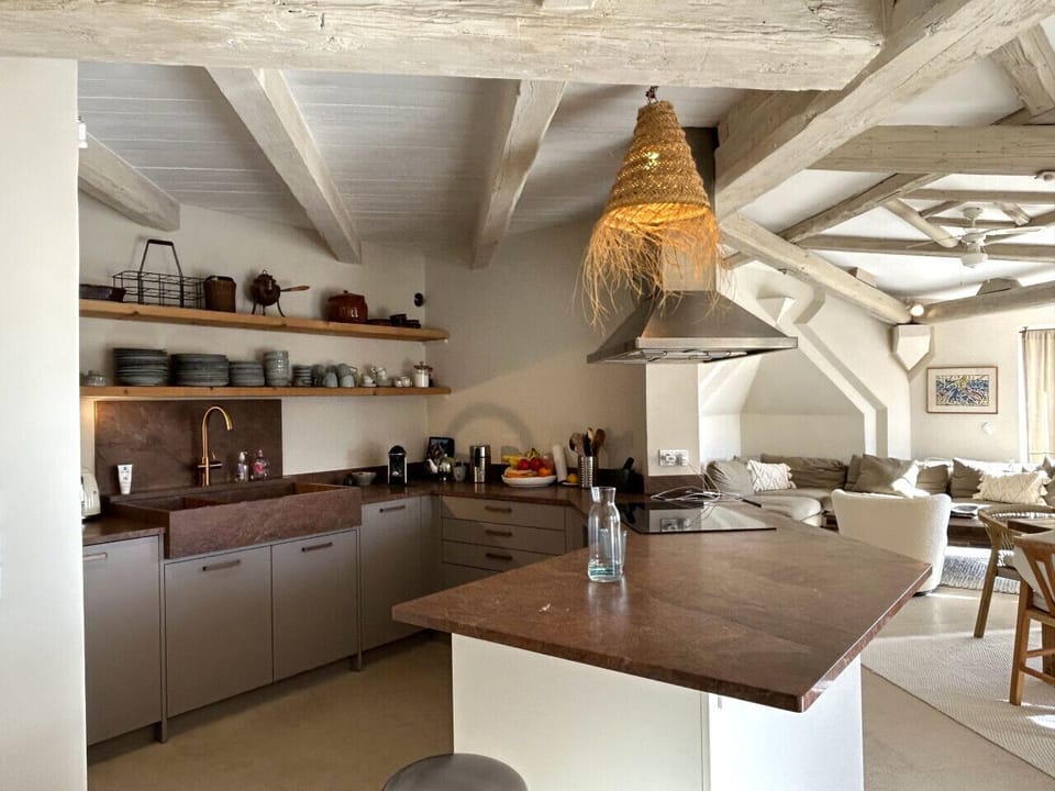 Open plan kitchen