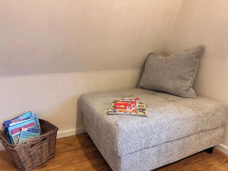 Leseecke im Spielzimmer. 