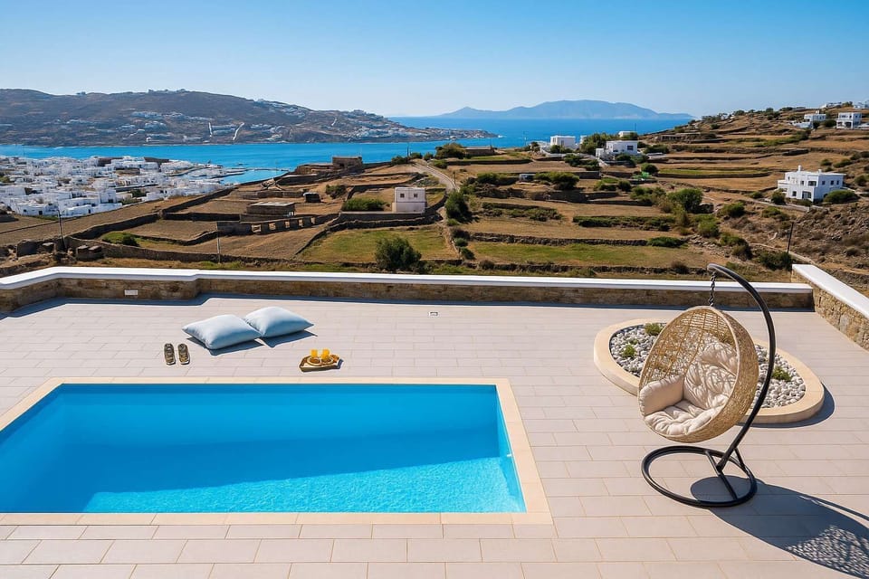 Elevated view over the peaceful Mykonian valley
An expansive perspective that captures the tranquility of the island’s natural beauty—ideal for photography lovers and serenity seekers.