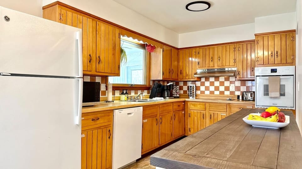 Spacious and sleek—perfect for morning coffee or a gourmet dinner