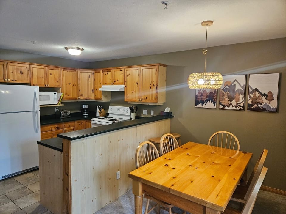 Fully stocked kitchen