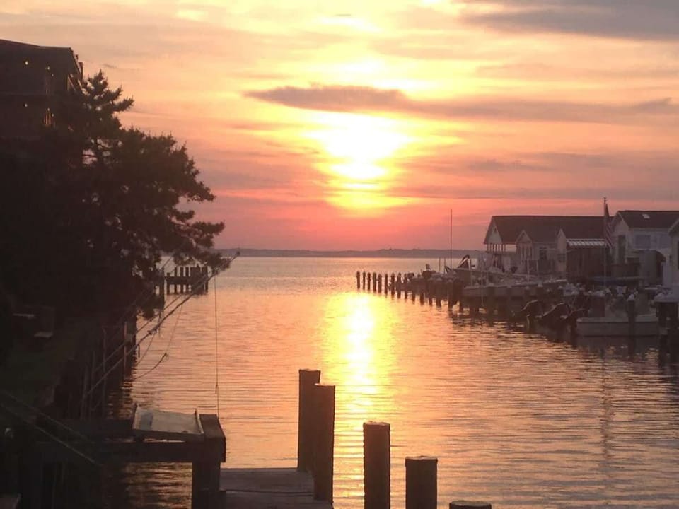 Another stunning view taken from the deck of Blu Crabhouse at 2305 Philadelphia Street. 