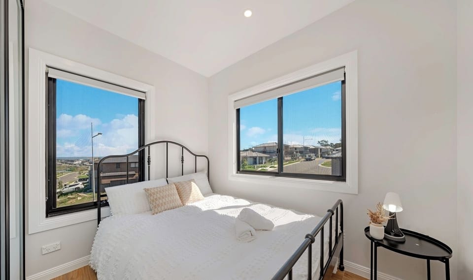 Cozy bedroom prepared for a restful stay