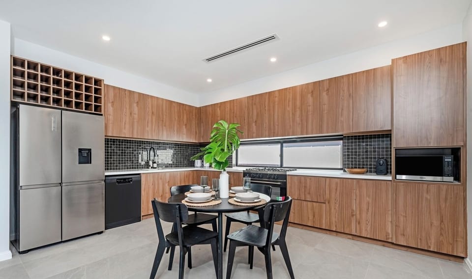 Comfortable dining area for family or friends