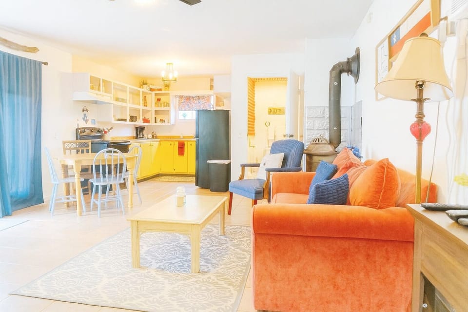 Living, Dining, Kitchen area