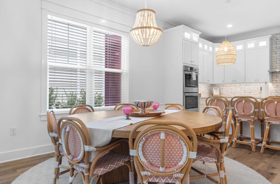 Indoor dining area.