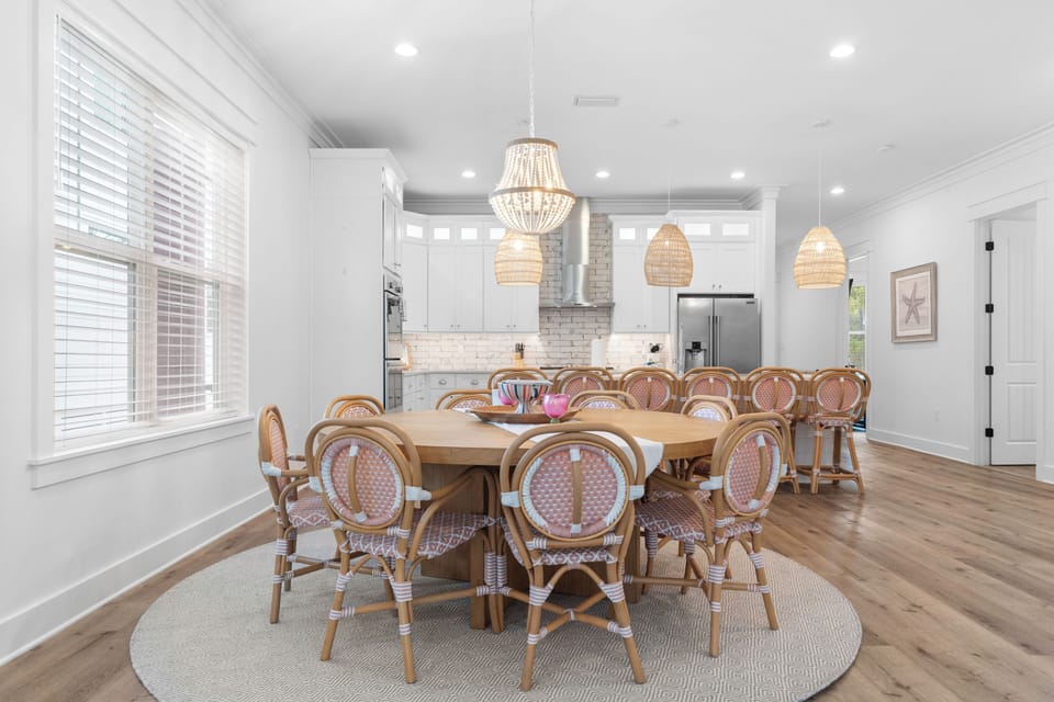 Indoor dining area.