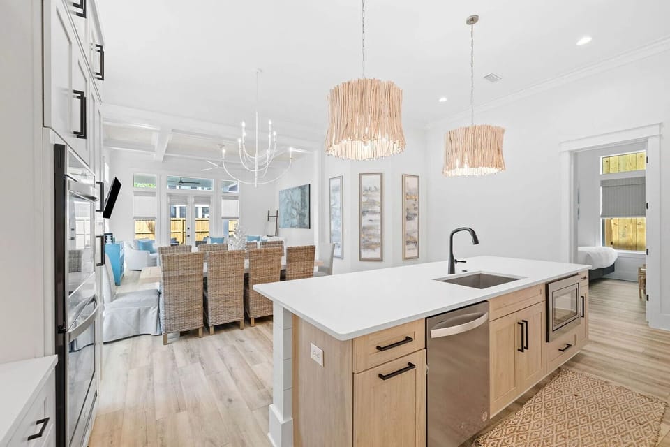 Clean and functional space.