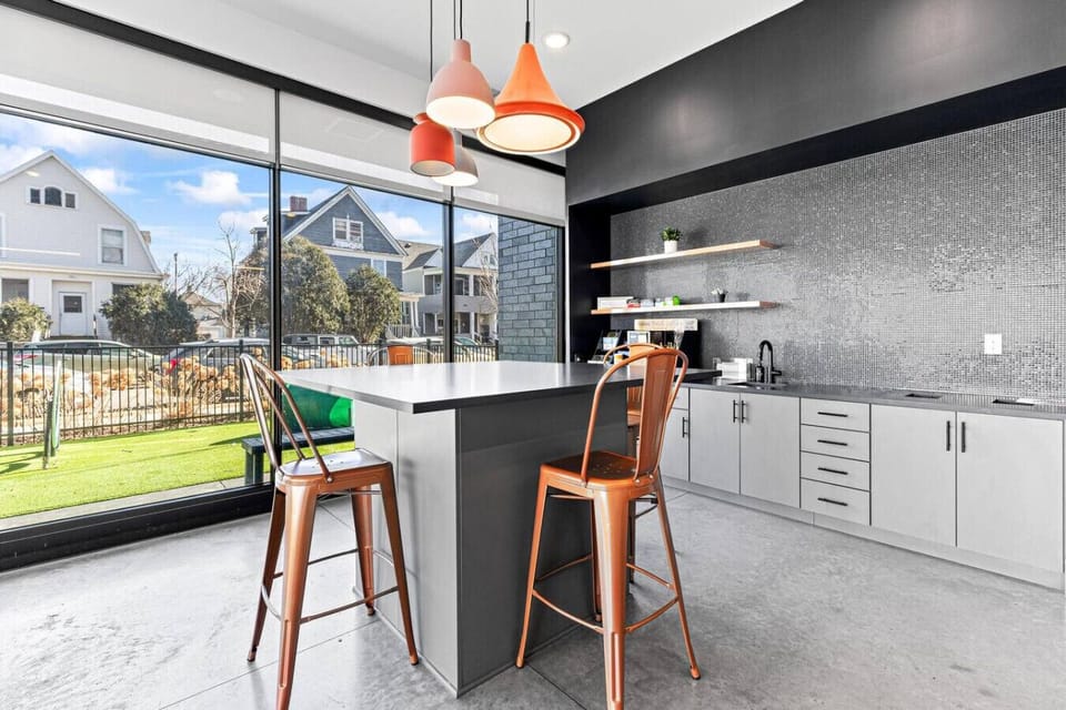 As you step into the kitchen, the clean lines and functional design make you eager to start cooking your favorite dishes.