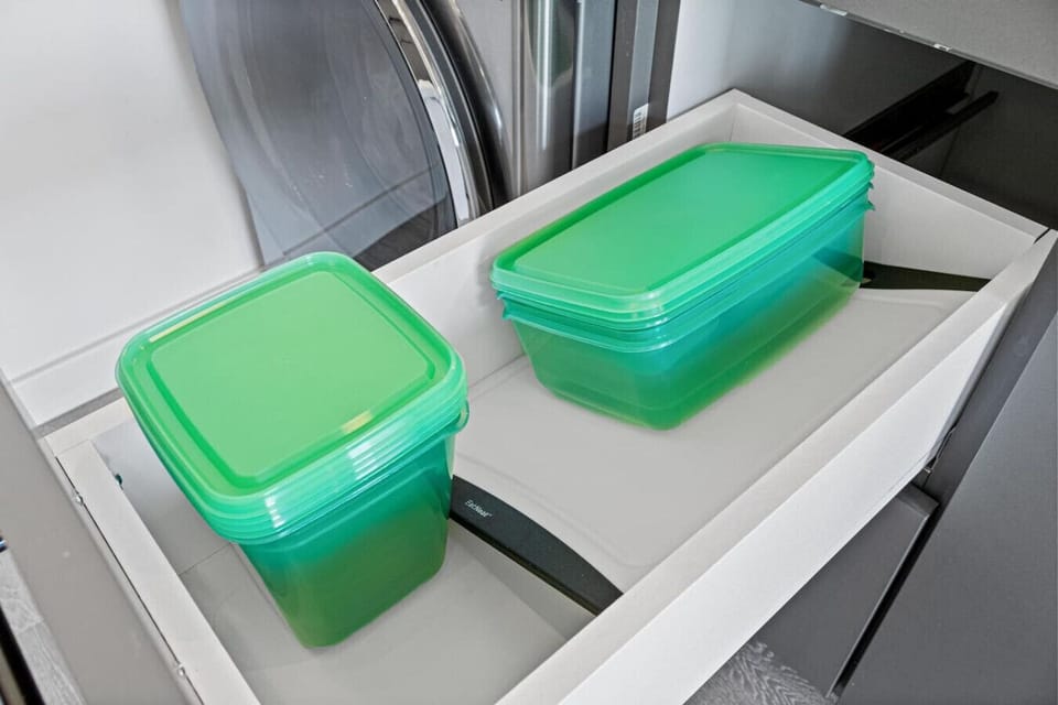 Fully equipped kitchen with all the tools you need for a perfect culinary experience. Enjoy the convenience of having everything at your fingertips!