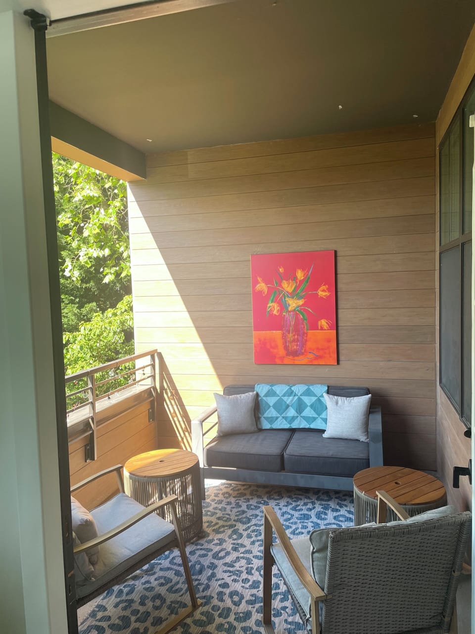 Outdoor seating area