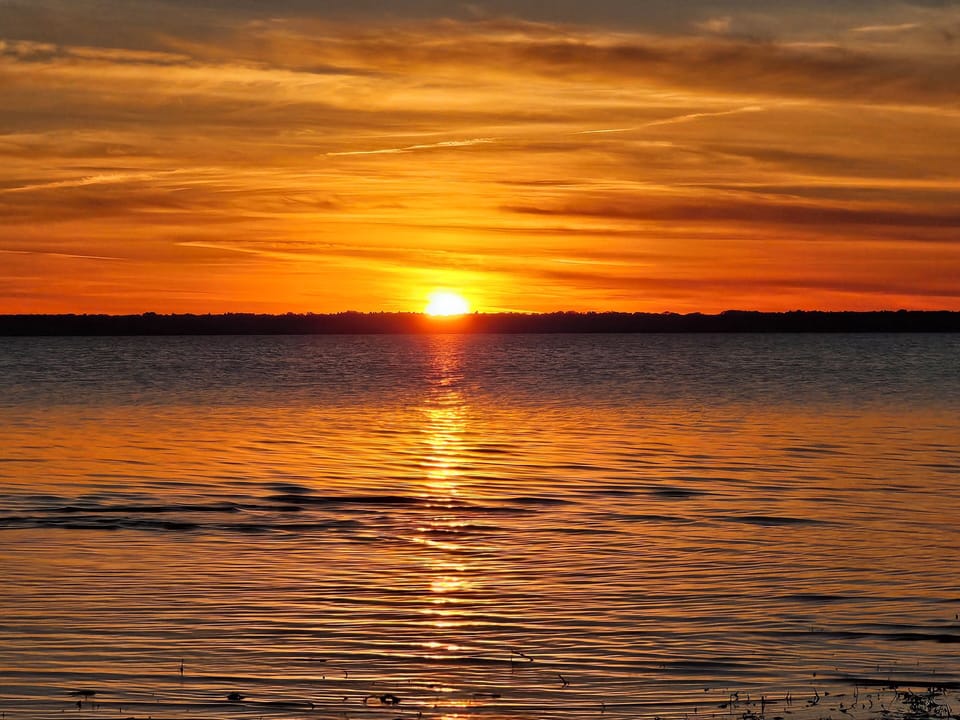 Lake Huron is less than 30 minutes from our place
