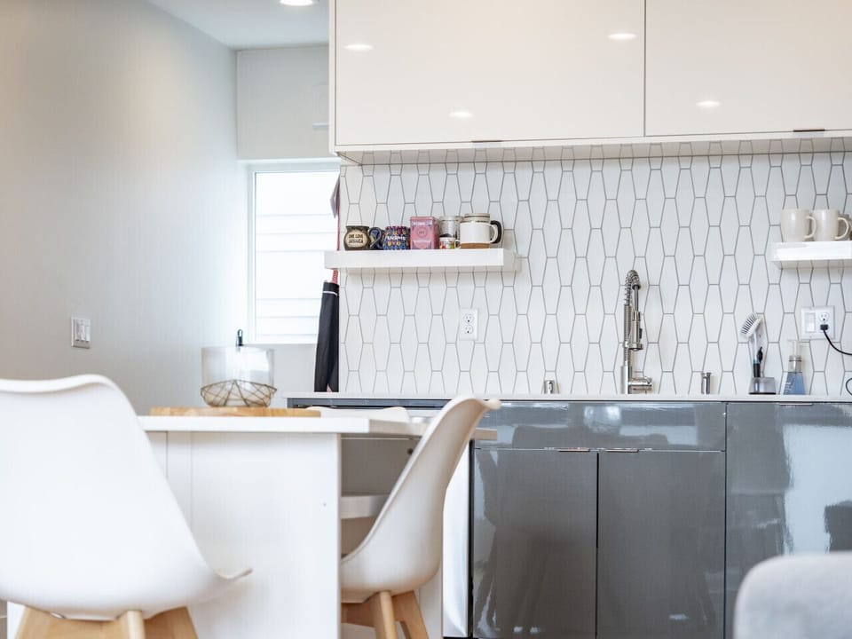 Dining and kitchen