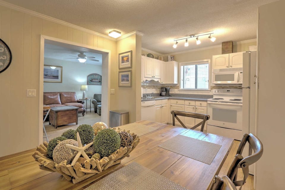 Dining table with seating for 8 