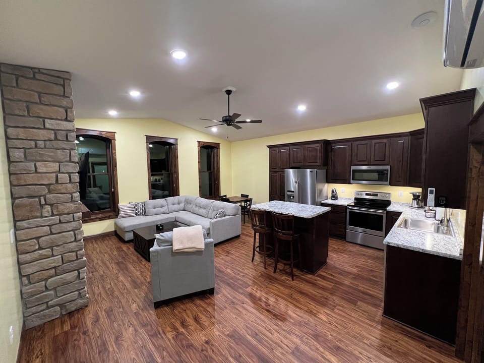 Open Living Area Overlooking Main