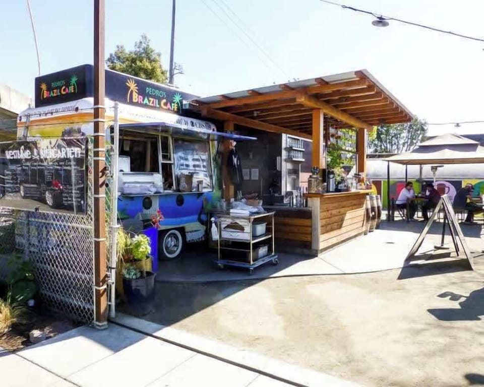 Plenty to explore in the neighborhood, for example the Northbrae outdoor beer garten.