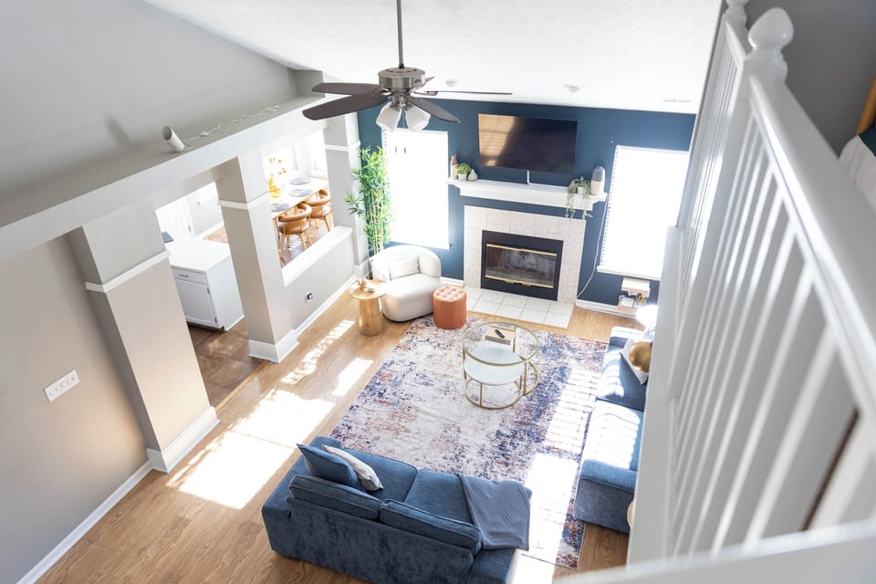 Spacious open concept home.  Main floor living plus loft with extra sleep space.