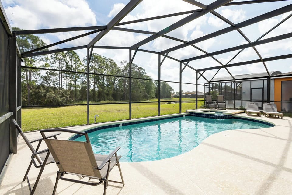 Lounge the day away or make a splash in your sparkling private pool